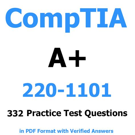 My advice is take exams from all different sources, then focus on the topics you get wrong. . Professor messer comptia a 1101 practice test pdf free